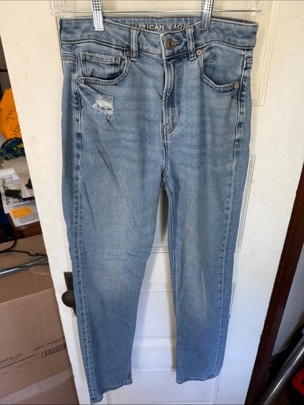 American Eagle Outfitters Light Blue Mom Jeans